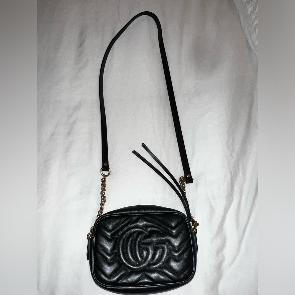 GUCCI MARMONT MINI SHOULDER BAG - Picture 4 of 12